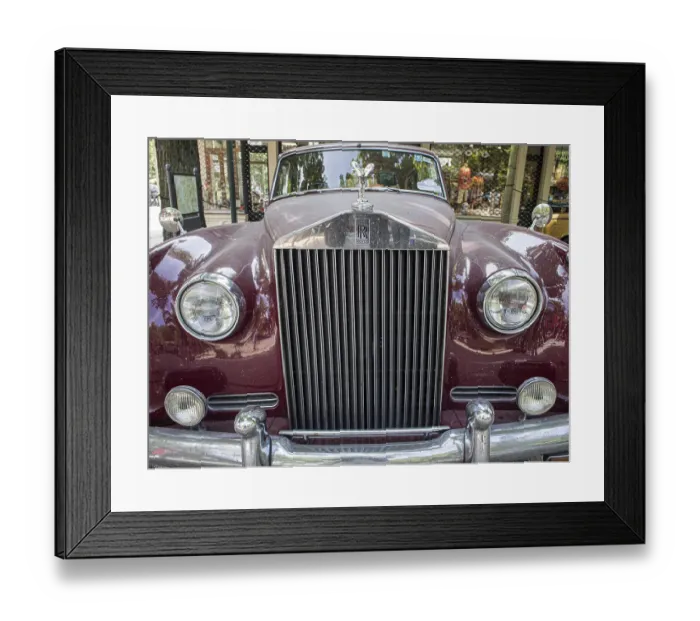 Framed Print : Vintage car meeting, Rolls Royce radiator mascot Spirit of Ecstasy Emily