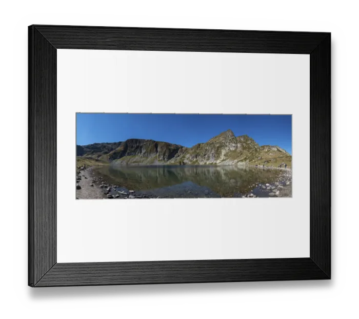 Framed Print : A panorama picture of the Kidney Lake