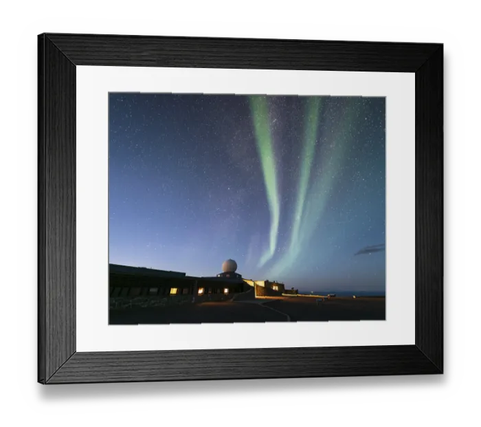 Framed Print : North Cape Visitor Centre with Northern Lights Framed Print : North Cape Visitor Centre with Northern Lights
