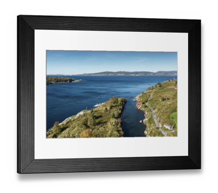 Framed Print : Strait at Saltstraumen, Nordland, Norway