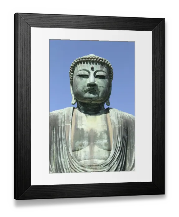 Framed Print : Daibutsu, Great Buddha statue at Kotoku-in temple