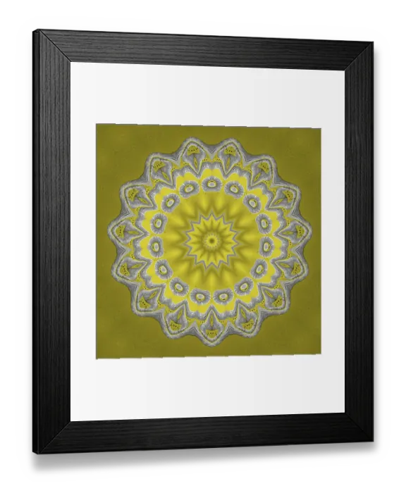 Framed Print : Mandala