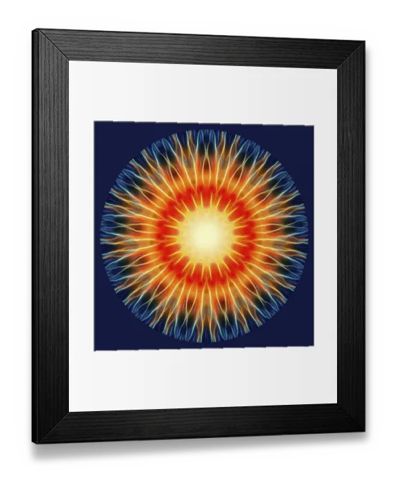 Framed Print : Mandala Framed Print : Mandala