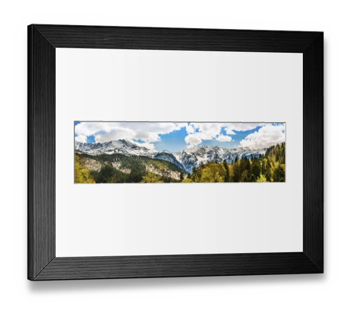 Framed Print : Snowy Alps, Wetterstein, Garmisch-Partenkirchen District Framed Print : Snowy Alps, Wetterstein, Garmisch-Partenkirchen District