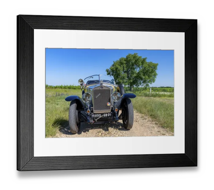 Framed Print : Oldtimer Delage DISS, Roadster