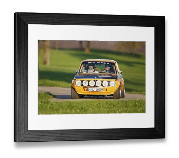 Framed Print : BMW 2002ti Alpina, built in 1970 Framed Print : BMW 2002ti Alpina, built in 1970