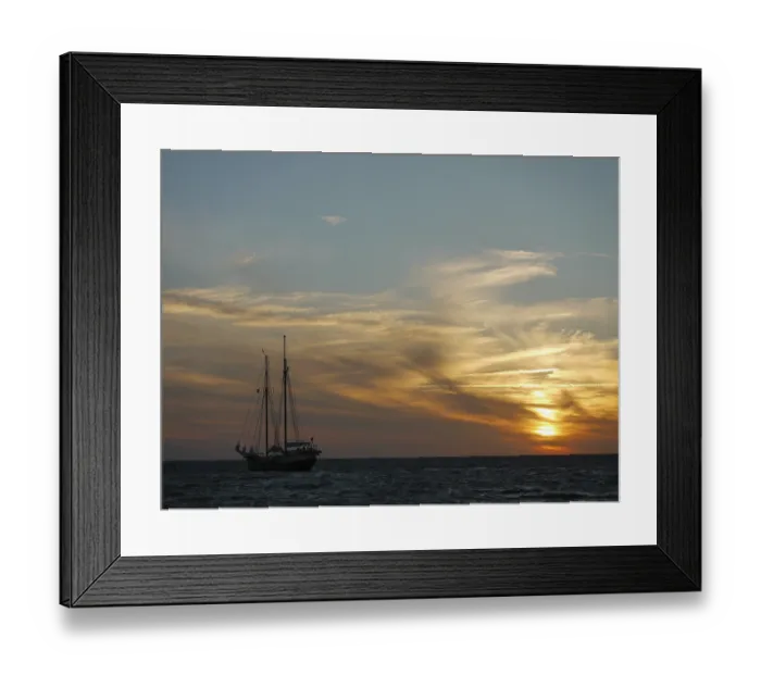 Framed Print : The two-masted gaff rigged schooner Abel Tasman in the evening light off Gedser Framed Print : The two-masted gaff rigged schooner Abel Tasman in the evening light off Gedser