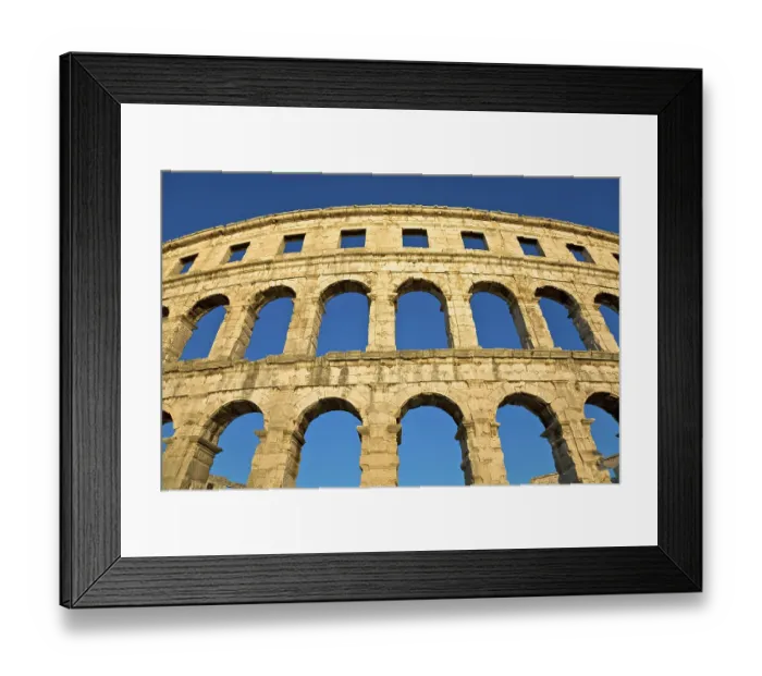 Framed Print : Roman amphitheater of Pula, Istria, Croatia Framed Print : Roman amphitheater of Pula, Istria, Croatia