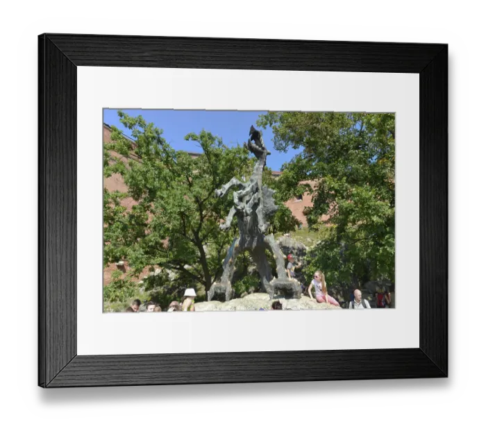 Framed Print : Wawelberg, Dragon, Krakow, Poland Framed Print : Wawelberg, Dragon, Krakow, Poland