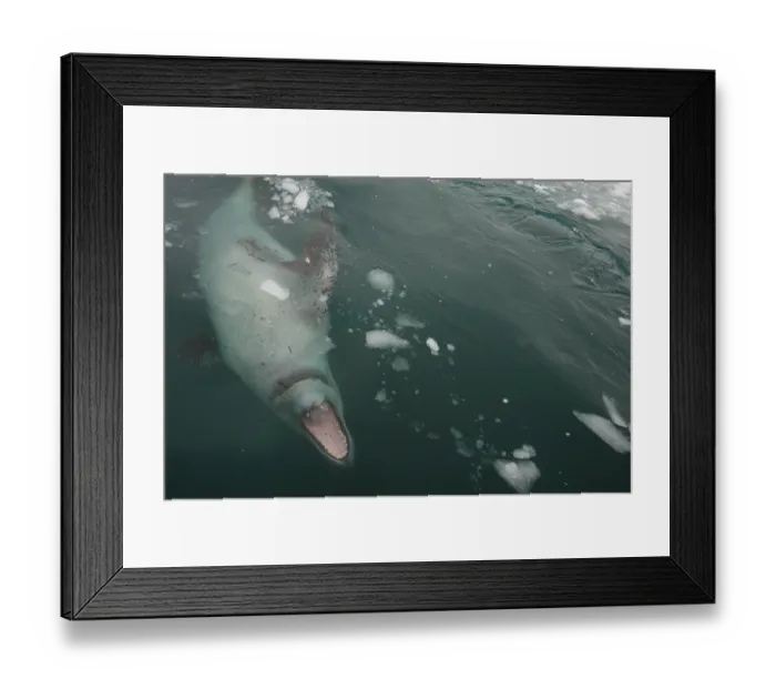 Framed Print : Leopard Seal (Hydrurga leptonyx) adult female Framed Print : Leopard Seal (Hydrurga leptonyx) adult female