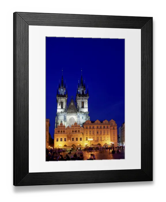 Framed Print : Prague Czech Republic. The Gothic Church of Our Lady before Tyn in Old Town Square Framed Print : Prague Czech Republic. The Gothic Church of Our Lady before Tyn in Old Town Square