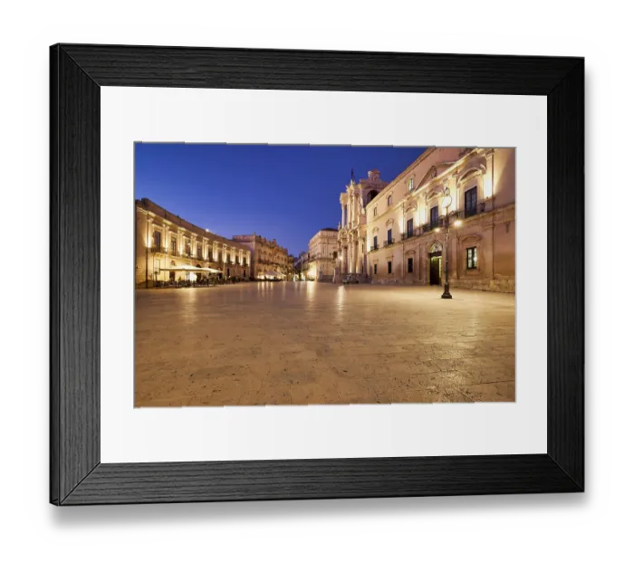 Framed Print : The Cathedral of Syracuse (Duomo di Siracusa)