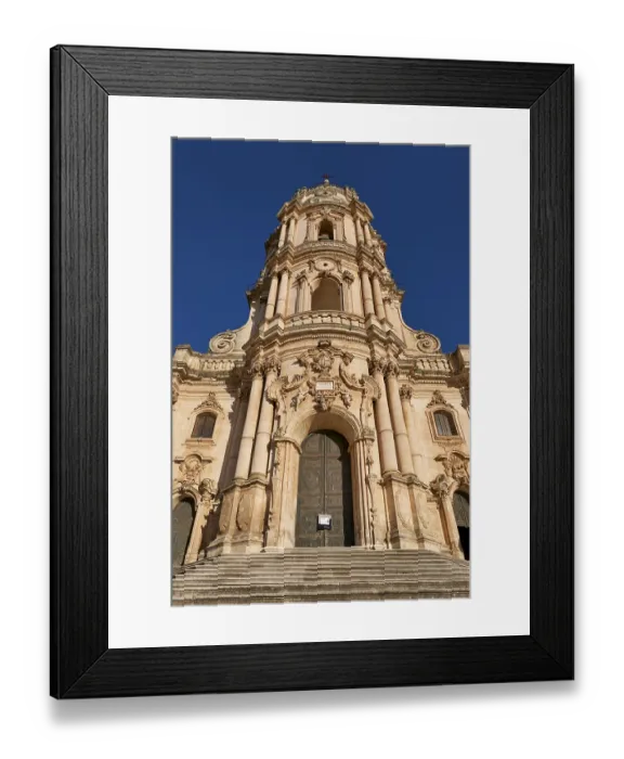 Framed Print : Duomo of San Giorgio Cathedral in Modica Sicily Italy Framed Print : Duomo of San Giorgio Cathedral in Modica Sicily Italy