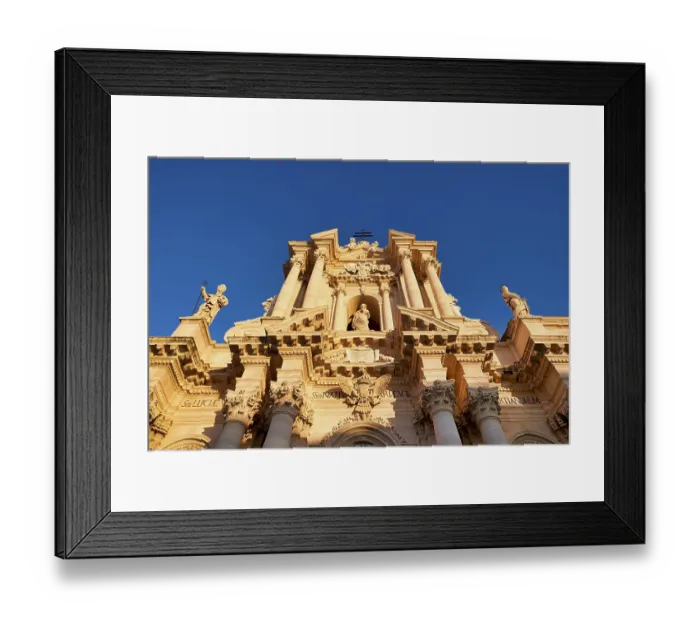 Framed Print : The Cathedral of Syracuse (Duomo di Siracusa)