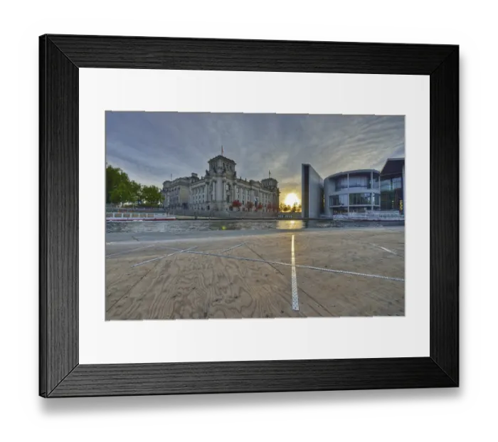 Framed Print : Reichstag and Paul Lobe House Framed Print : Reichstag and Paul Lobe House
