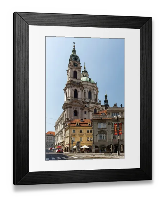 Framed Print : St.-Nikolaus Church, Kleinseitner Ring