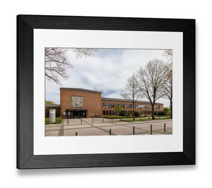 Framed Print : Kleve District Hall, Kleve, North Rhine-Westphalia