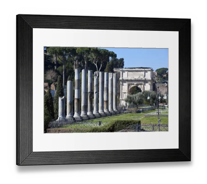 Framed Print : Arch of Titus, view from Colosseum Framed Print : Arch of Titus, view from Colosseum