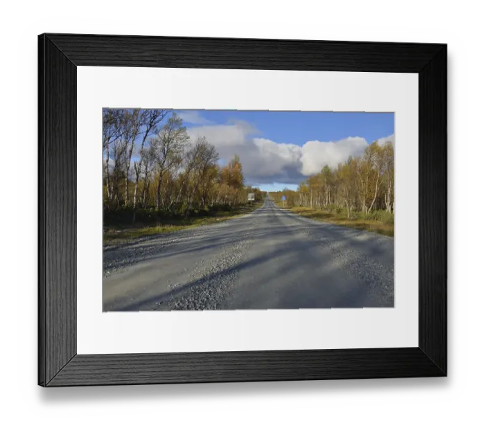 Framed Print : Flatruet in sweden in the fall. Flatruet in sweden