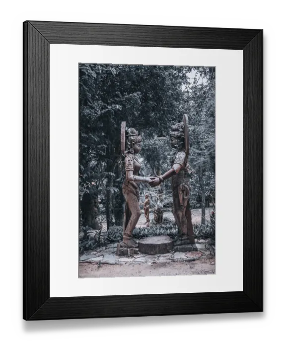 Framed Print : Heiligtum der Wahrheit, Pattaya, Thailand