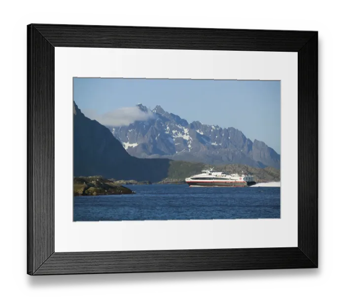 Framed Print : Lofoten near Svolvaer
