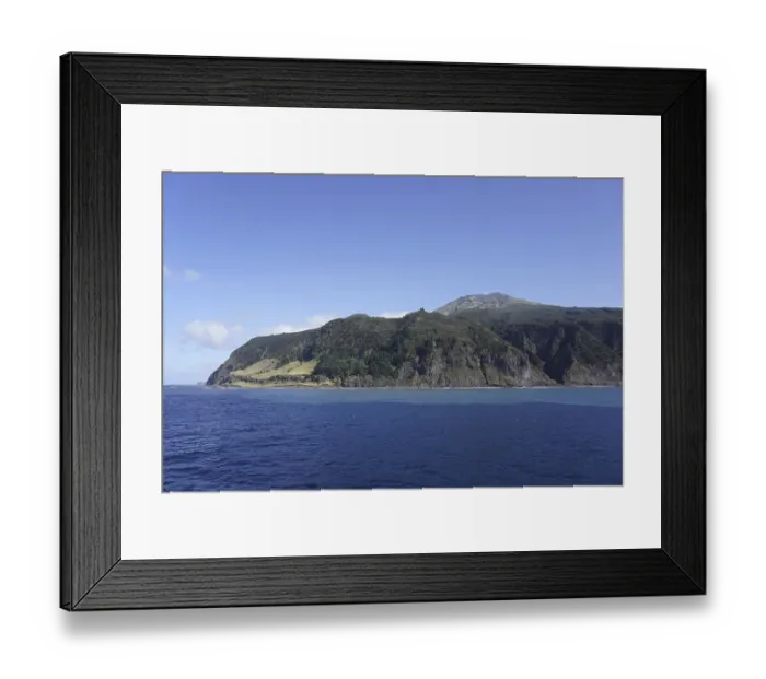 Framed Print : Edinburgh of the Seven Seas is the only settlement of the island of Tristand da Cunha