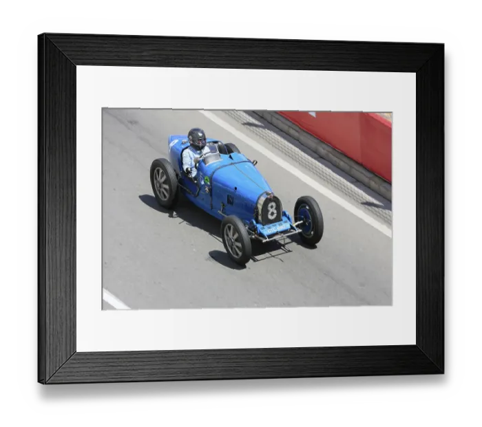 Framed Print : Bugatti 35B of 1929, 10th Grand Prix Monaco Historique 2016