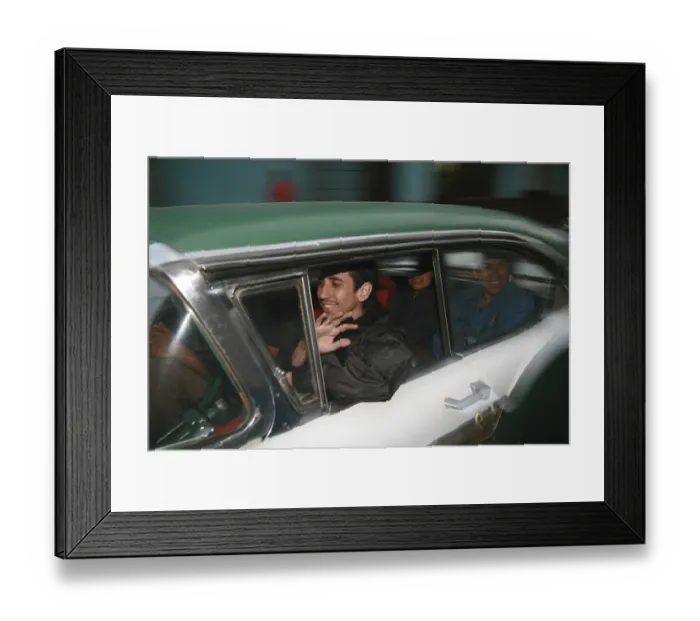 Framed Print : Vintage car, taxi in Havana, Cuba Framed Print : Vintage car, taxi in Havana, Cuba