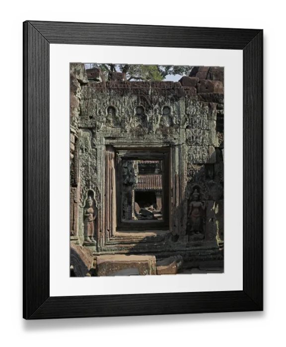 Framed Print : Preah Khan Temple, Siem Reap Province
