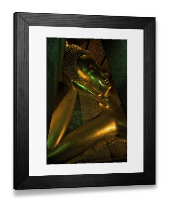 Framed Print : Sleeping Buddha, Wat Po Temple Framed Print : Sleeping Buddha, Wat Po Temple