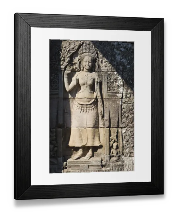 Framed Print : Relief of Apsara dancer, Bayon Temple Framed Print : Relief of Apsara dancer, Bayon Temple