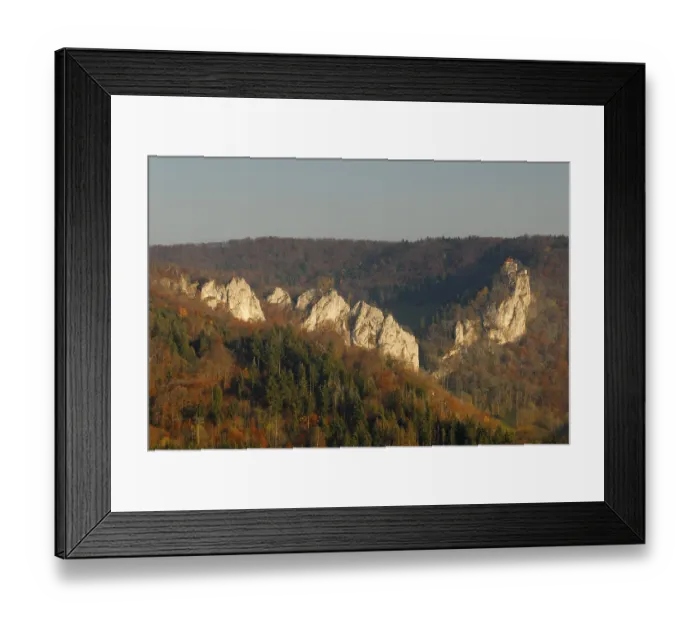 Framed Print : A scenery in the danube valley - Baden Wuerttemberg