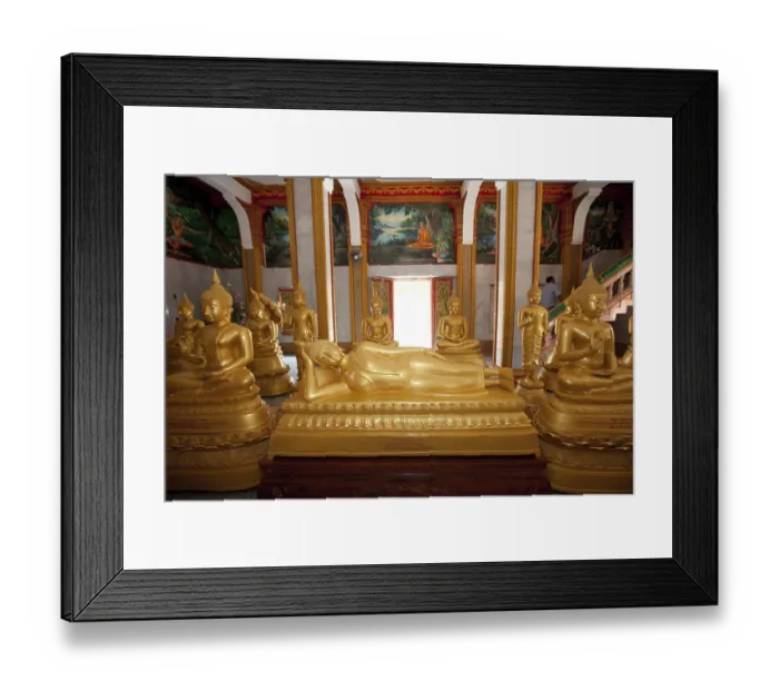Framed Print : Interior of the temple Wat Chalong Framed Print : Interior of the temple Wat Chalong