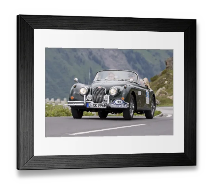 Framed Print : Jaguar XK 150, Year of contruction 1958 Framed Print : Jaguar XK 150, Year of contruction 1958