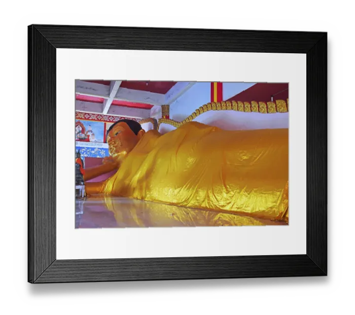 Framed Print : Lying Buddha, Wat Srisoonthron Temple