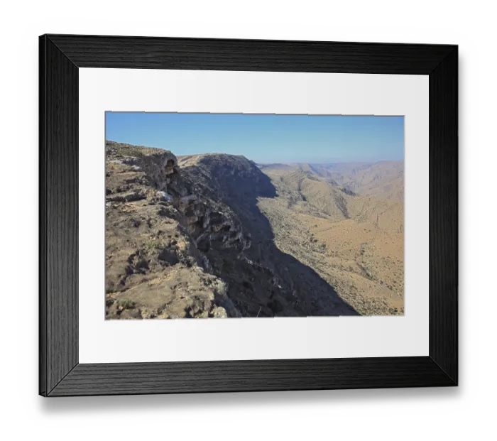 Framed Print : Landscape of the southern Dhofar Framed Print : Landscape of the southern Dhofar