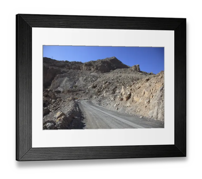 Framed Print : Landscape in the Jebel Harim region Framed Print : Landscape in the Jebel Harim region