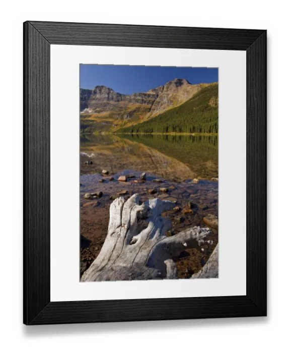 Framed Print : Cameron Lake, Waterton National Park