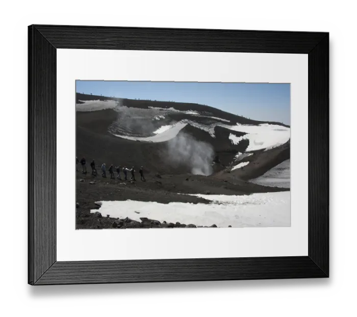 Framed Print : Etna volcano, active, steam, Sicily, Italy Framed Print : Etna volcano, active, steam, Sicily, Italy