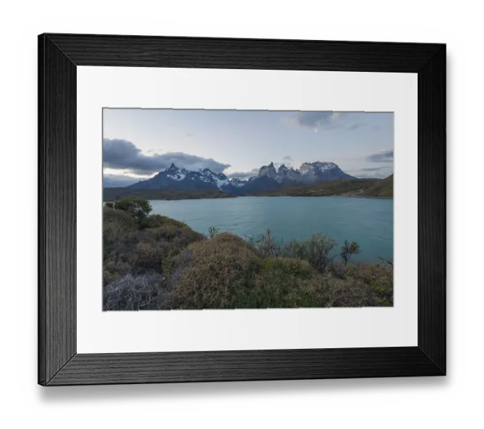 Framed Print : Lago Pehoe, Torres del Paine National Park