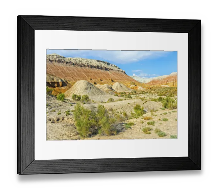 Framed Print : Aktau Mountains, Altyn Emel National Park Framed Print : Aktau Mountains, Altyn Emel National Park