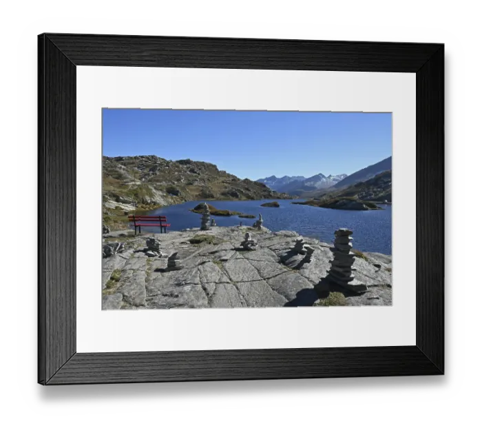 Framed Print : San Bernardino Pass, Graubunden Framed Print : San Bernardino Pass, Graubunden
