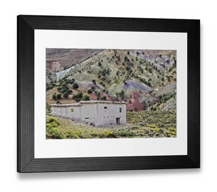 Framed Print : Landscape view of high Atlas Mountains, Morocco Framed Print : Landscape view of high Atlas Mountains, Morocco