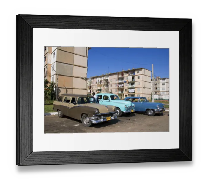 Framed Print : Vintage Car, Cardenas, Cuba
