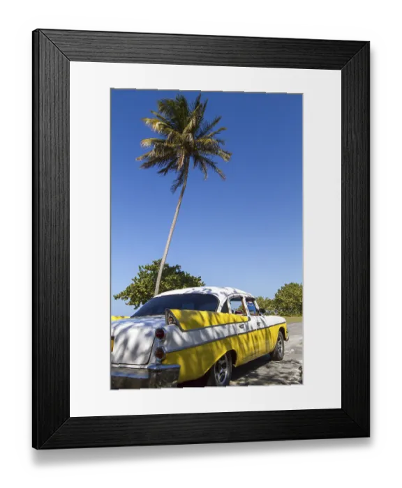 Framed Print : Oldtimer auf Kuba