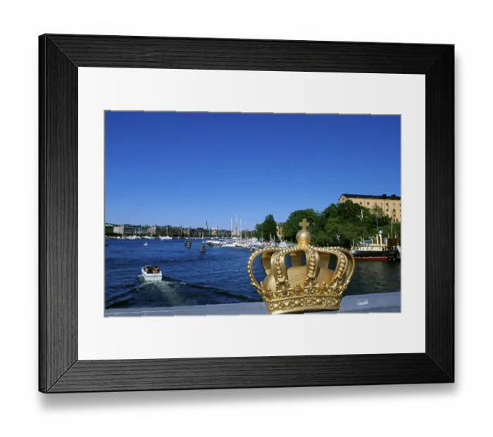 Framed Print : Skeppsholmen Bridge, Stockholm, Sweden