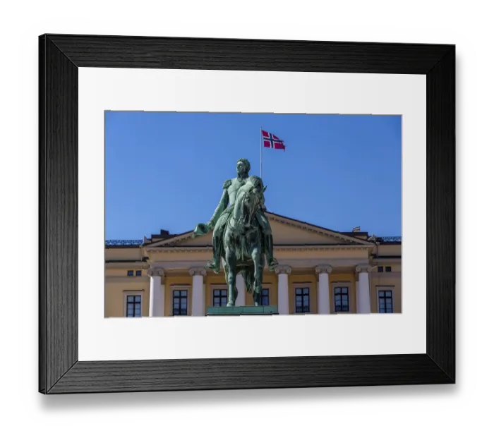 Framed Print : Statue of Charles XIV John, King of Sweden