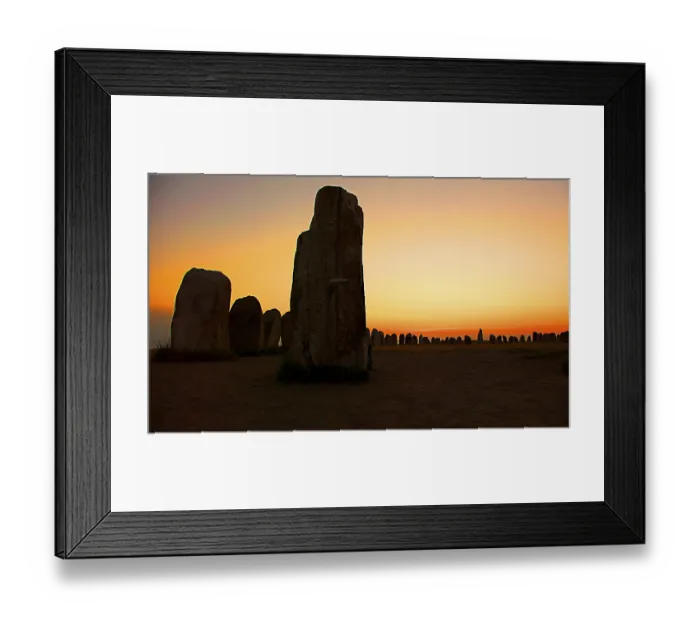 Framed Print : Ales Stenar, Ystad, stones set in the layout of a ship Framed Print : Ales Stenar, Ystad, stones set in the layout of a ship