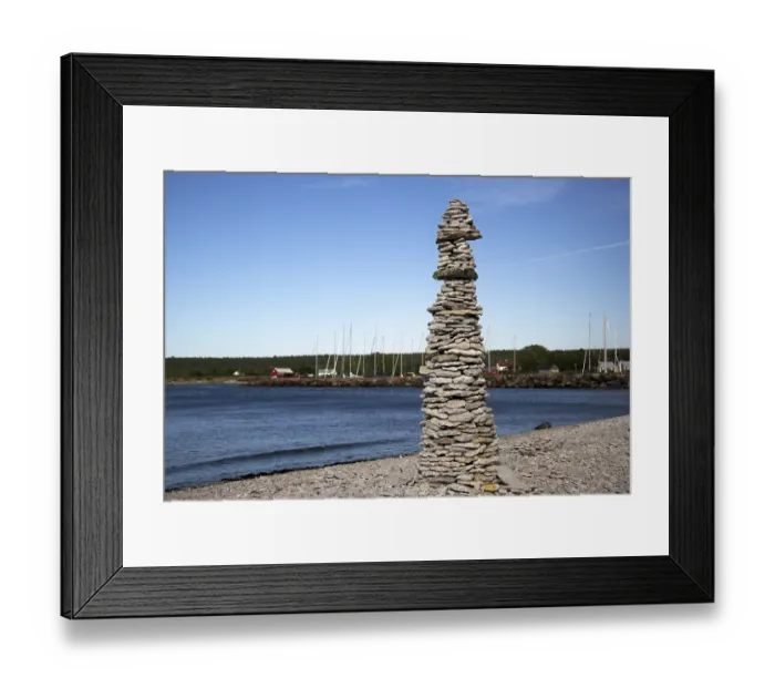 Framed Print : On the beach of Lickehamn, Gotland, Sweden