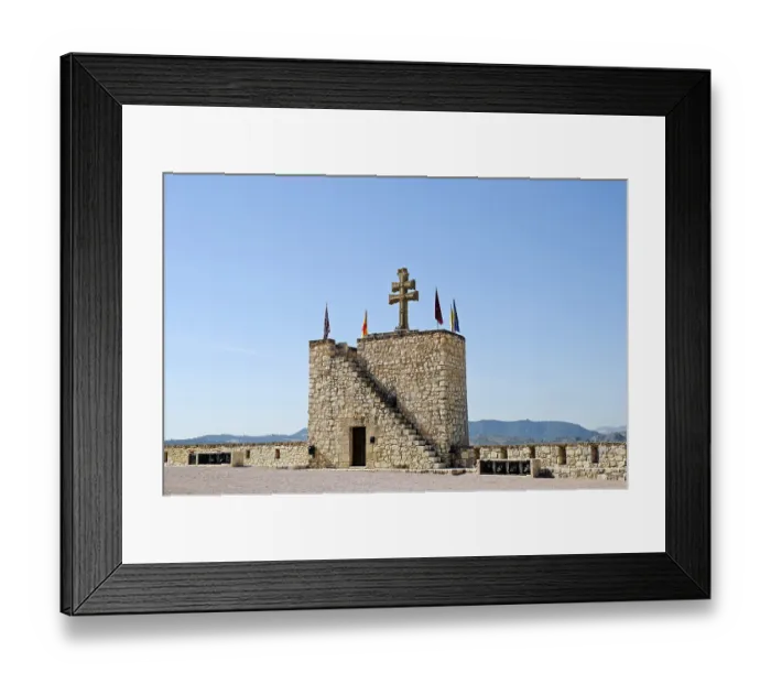 Framed Print : Sanctuary de la Vera Cruz, Santurio